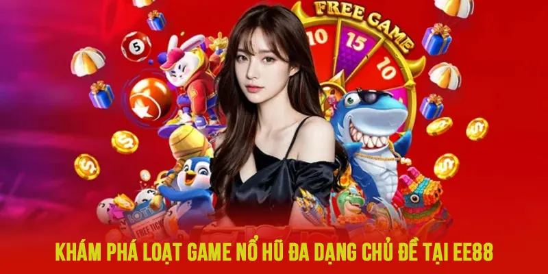 Khám phá hàng nghìn tựa game nổ hũ đa dạng chủ đề tại EE88